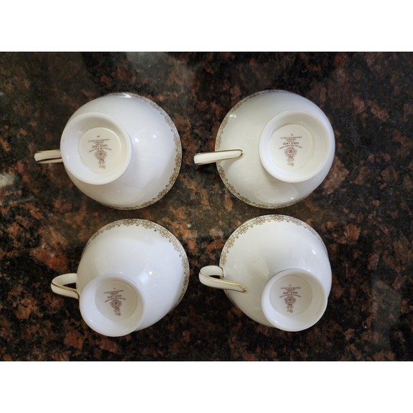 Royal Doulton GOLD LACE English Fine Bone China Tea Cup H4989 Made in England - Picture 4 of 9